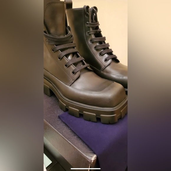 Prada Monolith Combat Boots main image 7